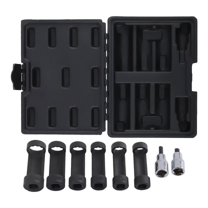 8PC Strut Nut Socket Set for 18-24mm 1/2" Drive Universal 