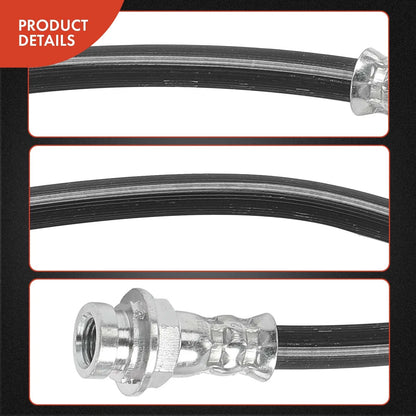 2X Rear Brake Hydraulic Hose for Chevy Malibu (1997–2003) Pontiac Oldsmobile