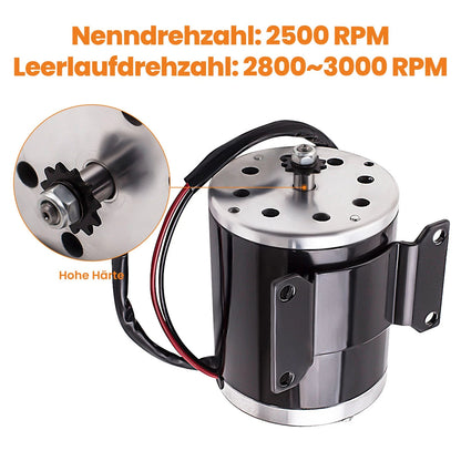 500W 24V DC Electric Motor for Scooter Go-Kart Minibike DIY (MY ZY 1020, 2010–2019)