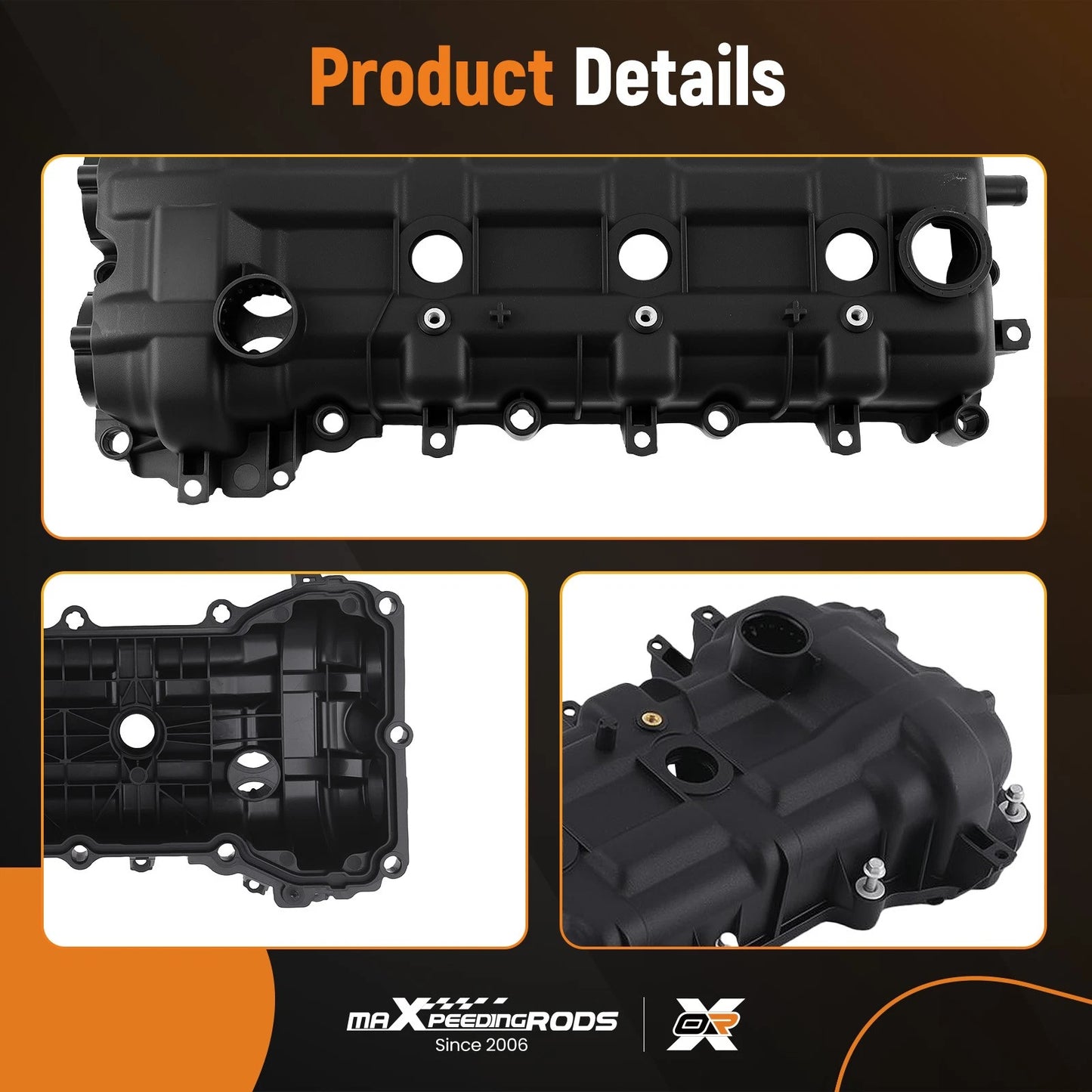 Left Side Valve Cover for Jeep Grand Cherokee Wrangler (2011–2019) 3.6L