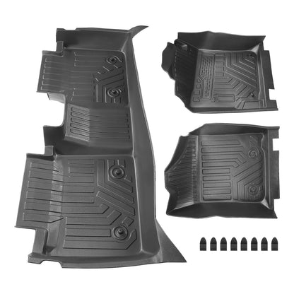 Floor Mats for Toyota Camry (2007–2011) Front & 2nd Row TPE Rubber Set