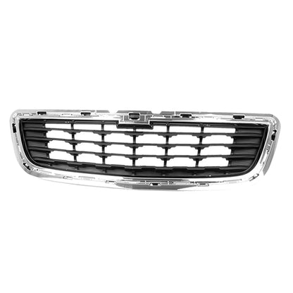 Front Lower Grille Replacement Black Chrome Polypropylene for See Compatible Chart