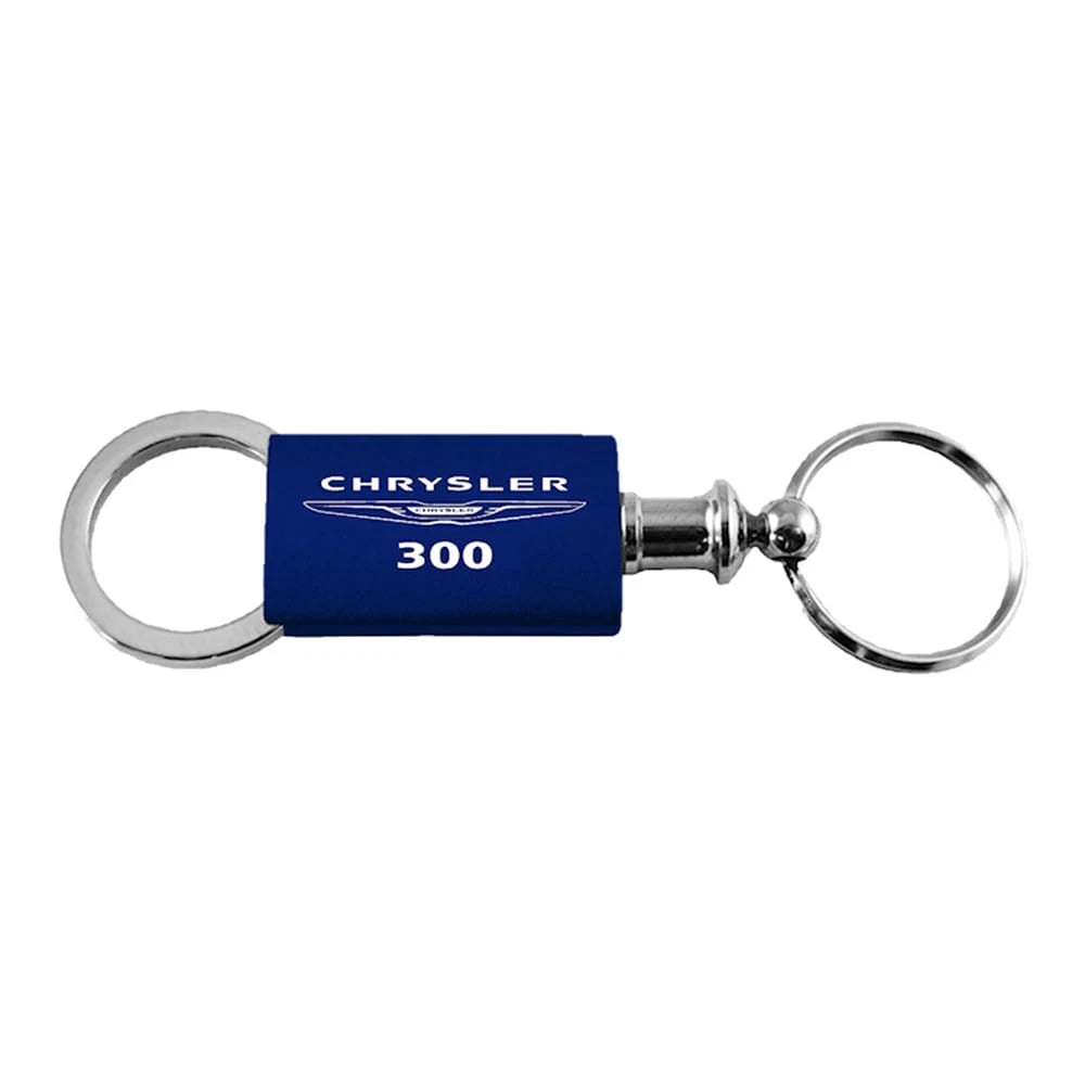 Navy Anodized Aluminum Valet Keychain - Officially Licensed for Chrysler 300