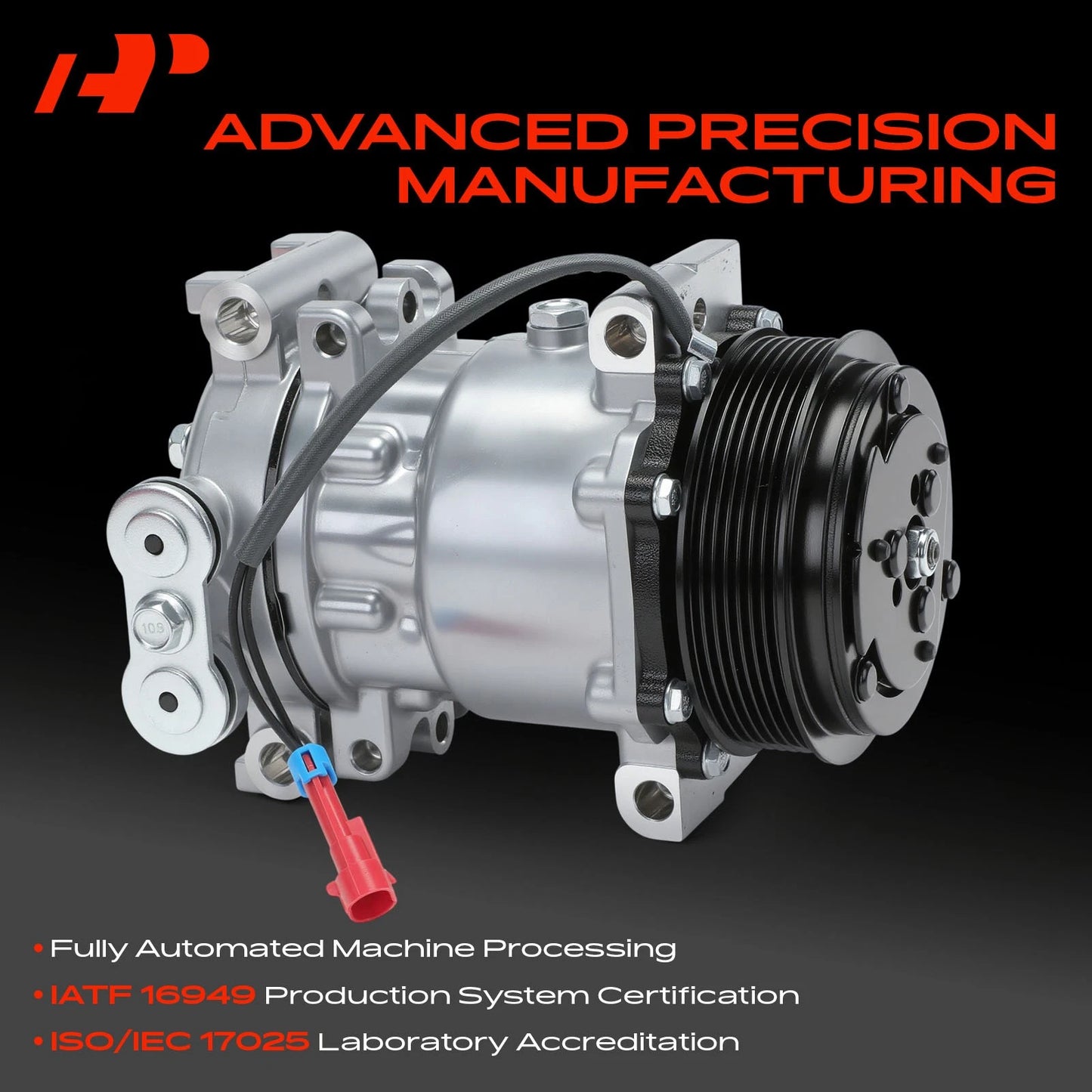 A/C Compressor with Clutch for Chevrolet C6500 C7500 (1995–2009)