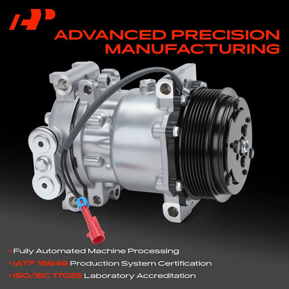 A/C Compressor with Clutch for Chevrolet C6500 C7500 (1995–2009)