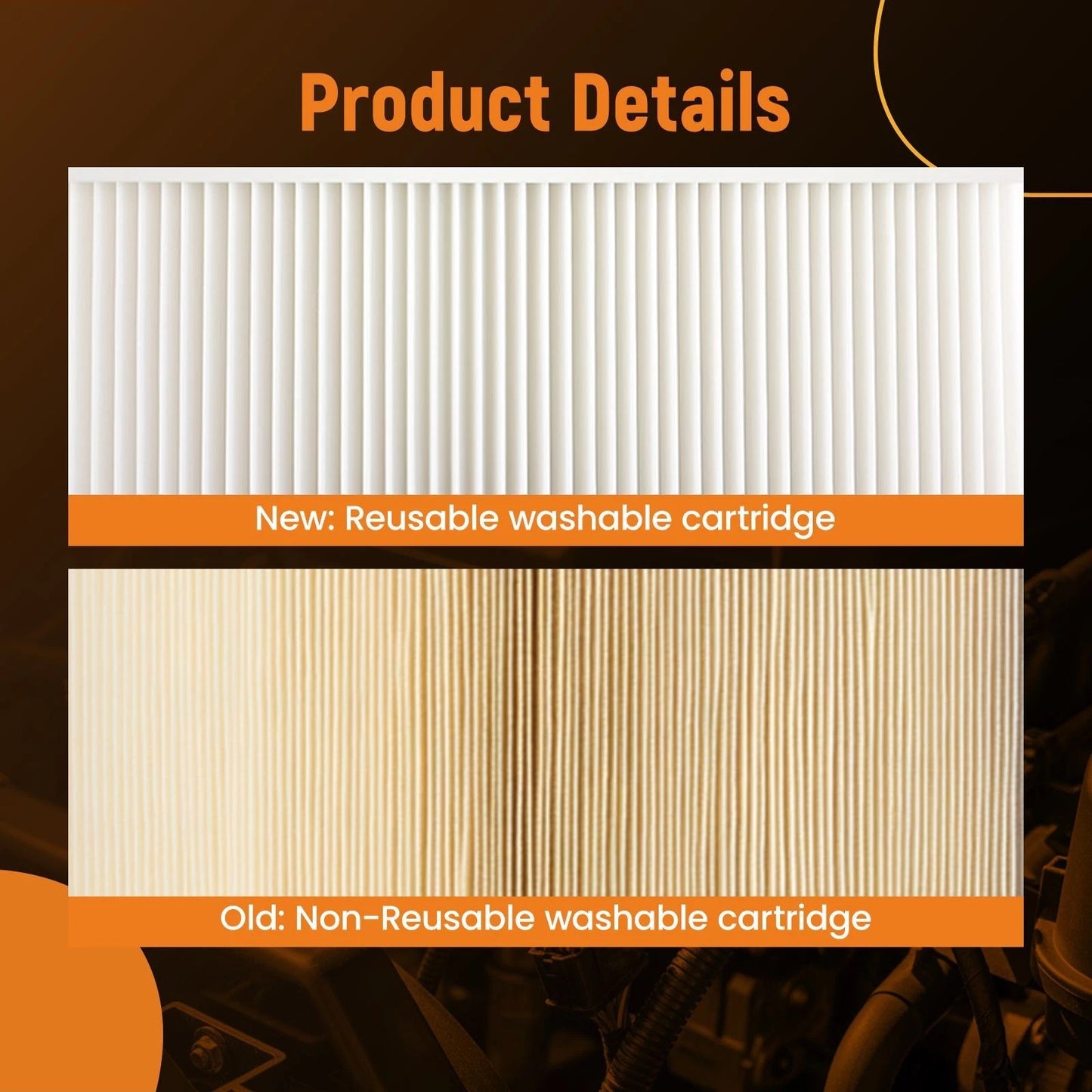 Cabin Air Filter for International HV507 LT625 MV607 (2017–2021)