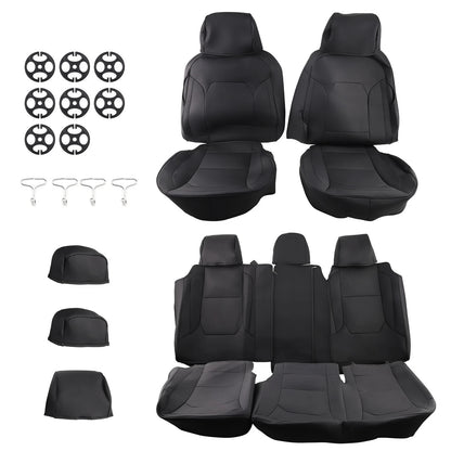 Leather Car Seat Covers Full Set for Ford F-150 (2015–2024) Waterproof
