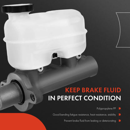 Brake Master Cylinder with Reservoir for Chevy Silverado 1500 (2007–2018)
