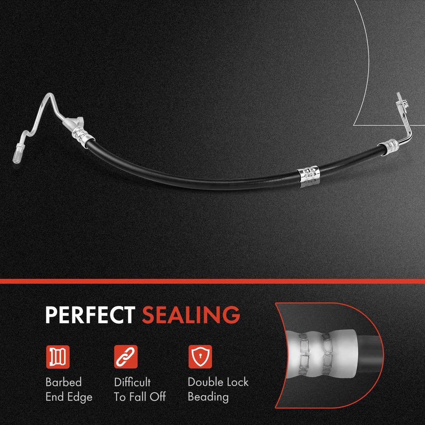 2X Power Steering Pressure & Return Line Hose for Chevrolet Cavalier (1995–2005)
