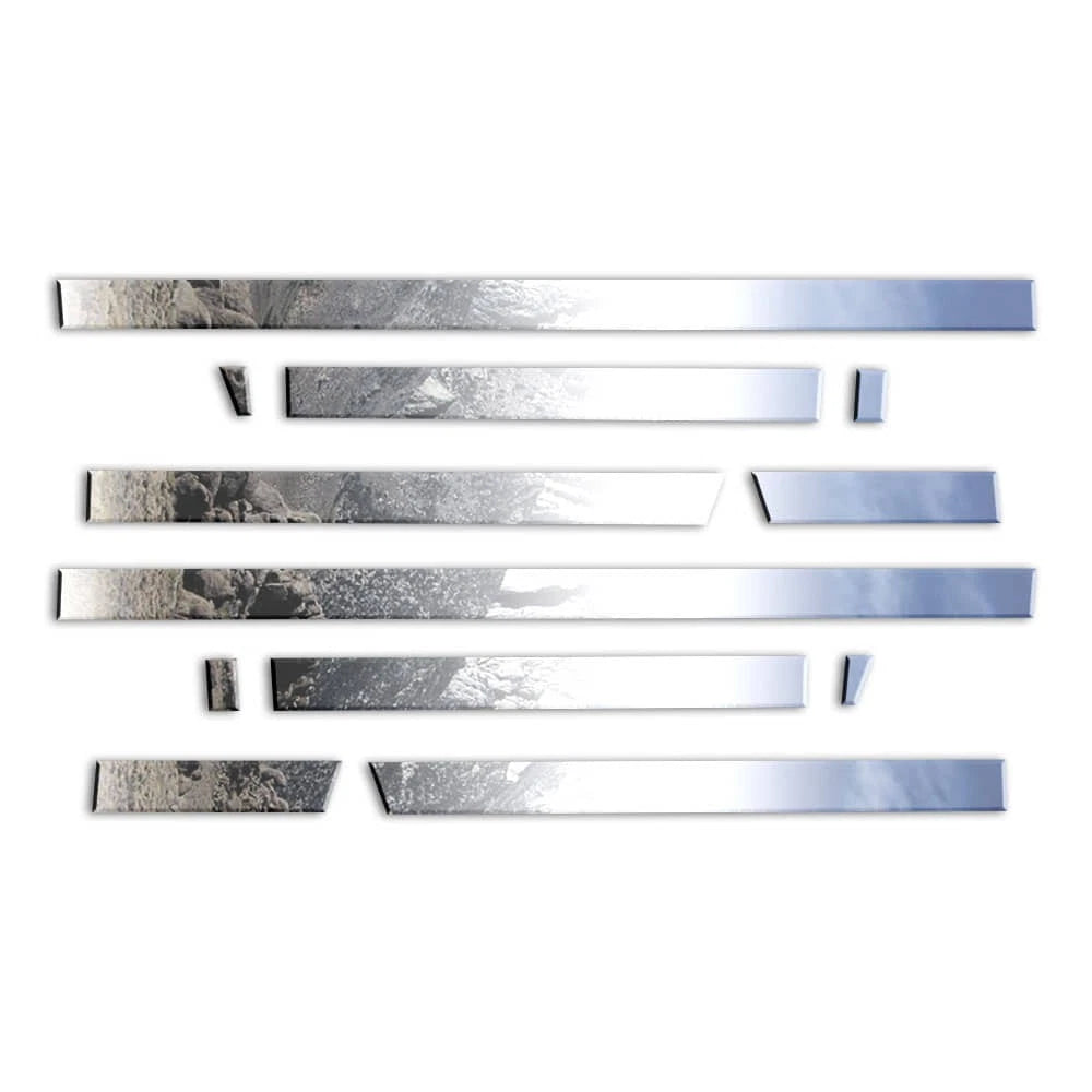 Diamond Grade 12pc 2 5/8" Accent Trim for 2017-24 Ford Superduty SuperCab 8' Be