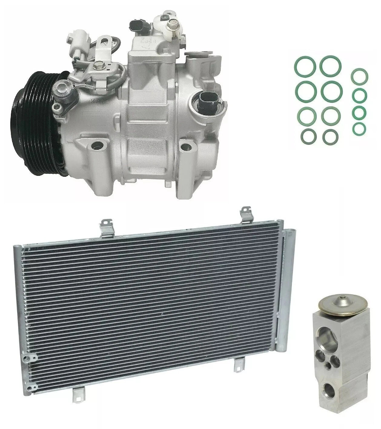 AC Compressor Kit with Condenser Replacement for Lexus ES350 (2012–2018)