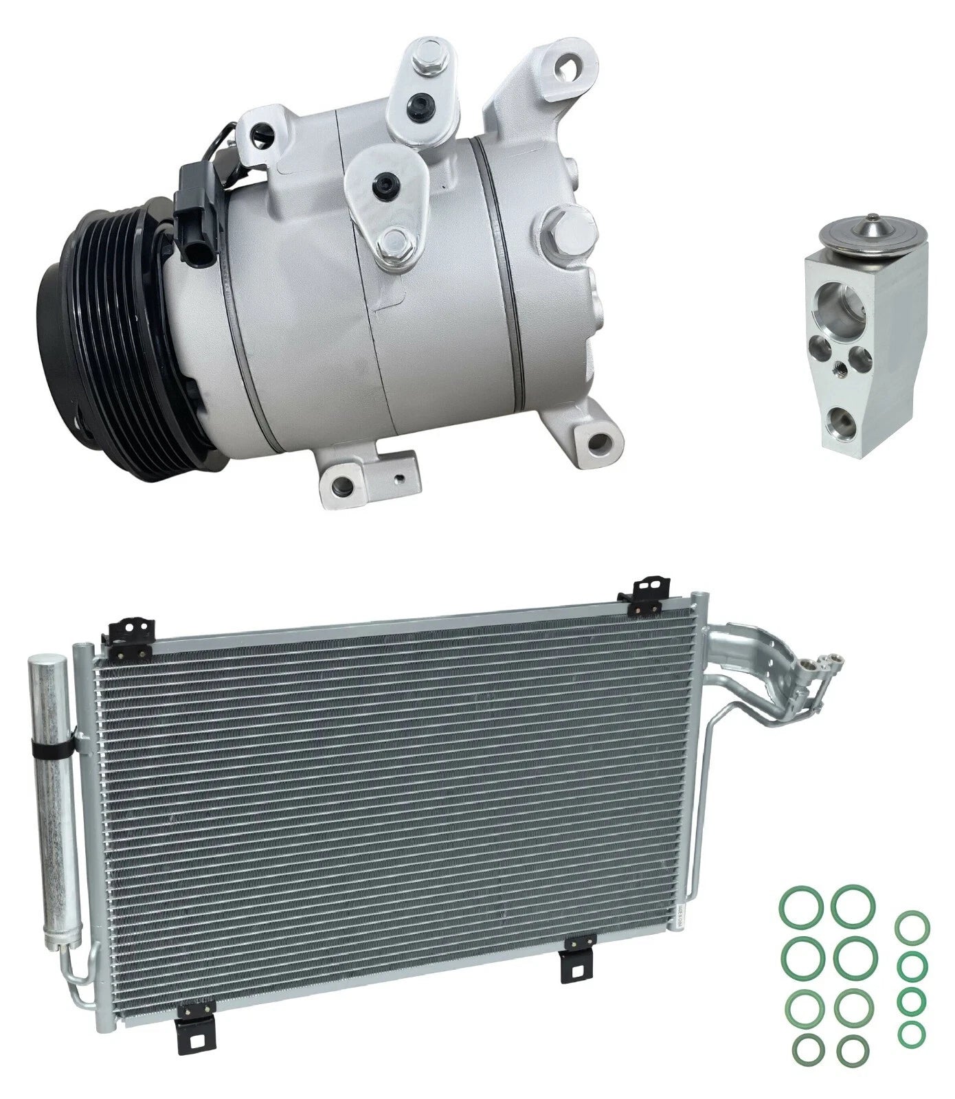 AC Compressor Kit with Condenser for Mazda 6 2.5L (2017–2017)