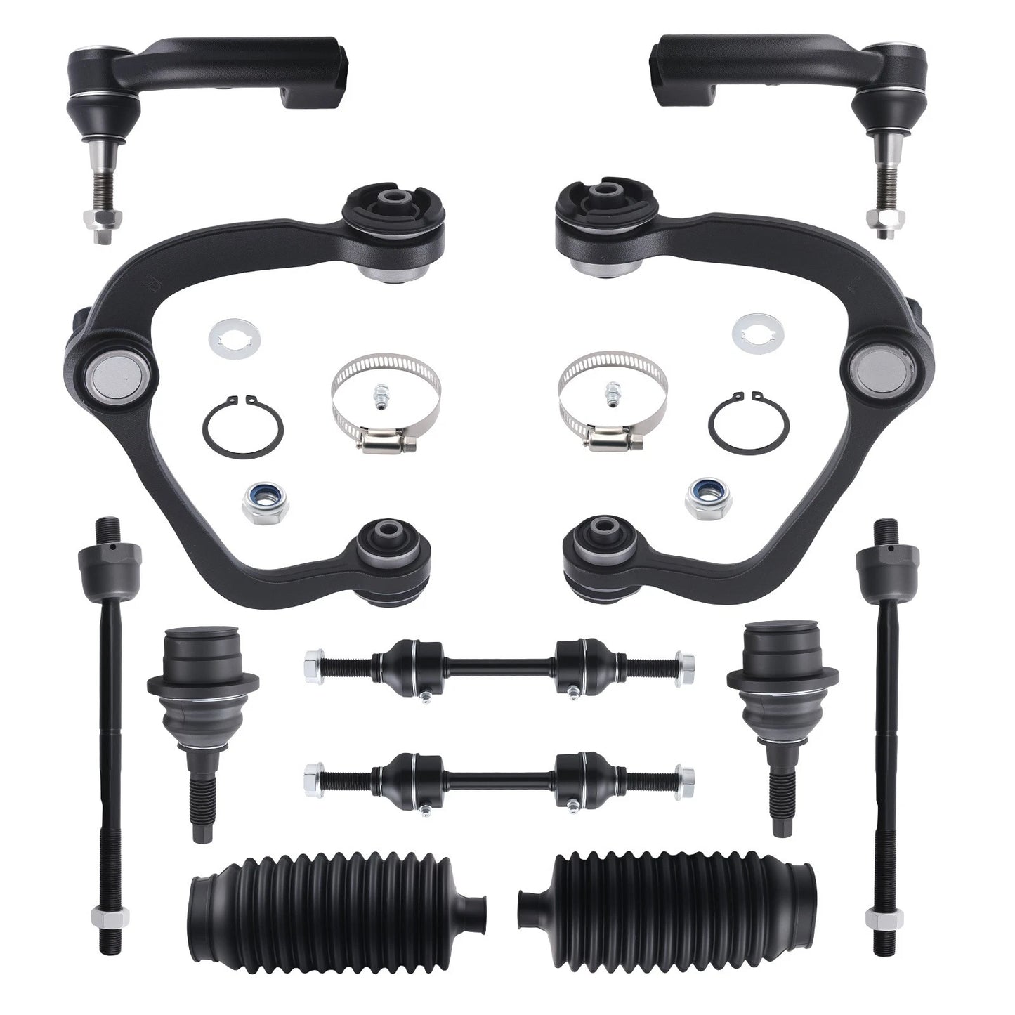 Front Upper Control Arm Lower Ball Joint Tie Rod for Ford F-150 (2009–2014)