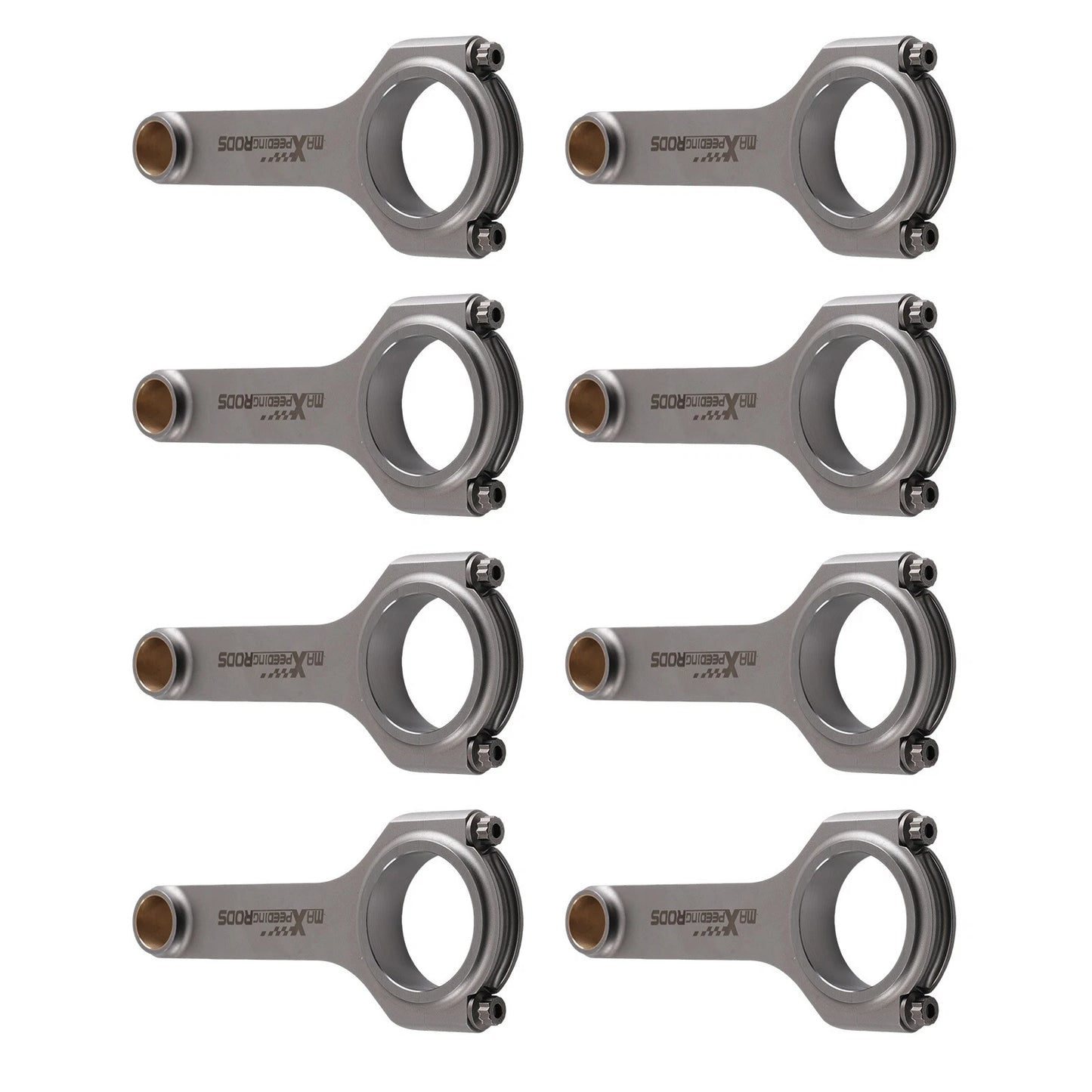 Connecting Rod Kit for GM 283/327 (1968–1973) 6.000" H-Beam Chrome Moly