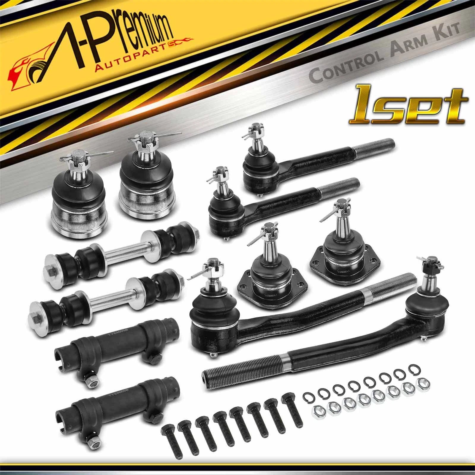 6X Front Ball Joints & Sway Bar End Links for Chevy Camaro (2010–2015)