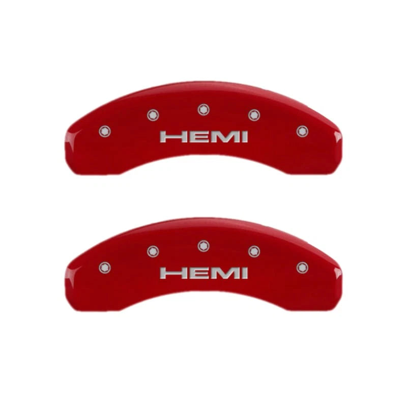 Brake Caliper Covers Set of 4 Engraved Hemi for 2022–2024 Jeep Wagoneer