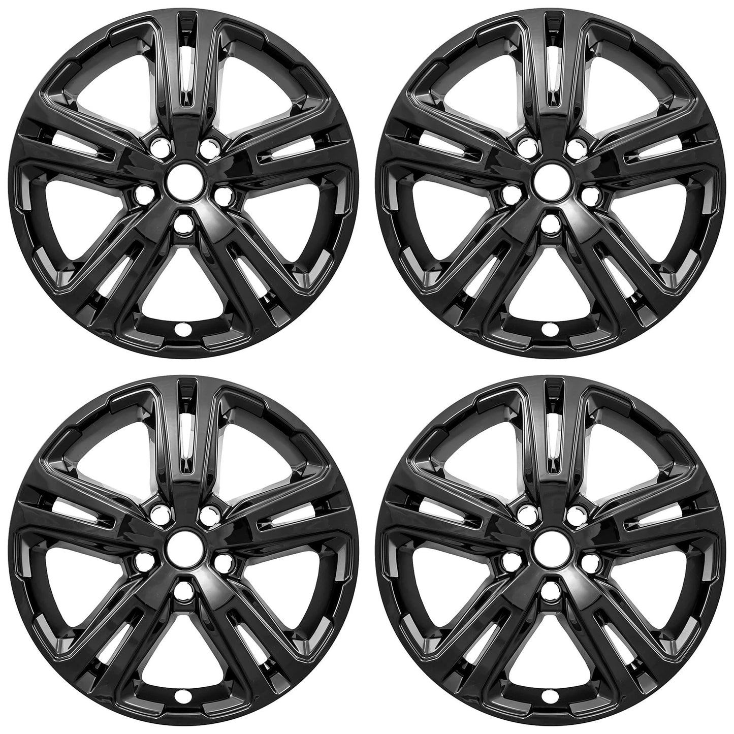 4 Black 17" Wheel Skins Hub Caps Full Rim Covers for 2018-2022 GMC Terrain SL SL