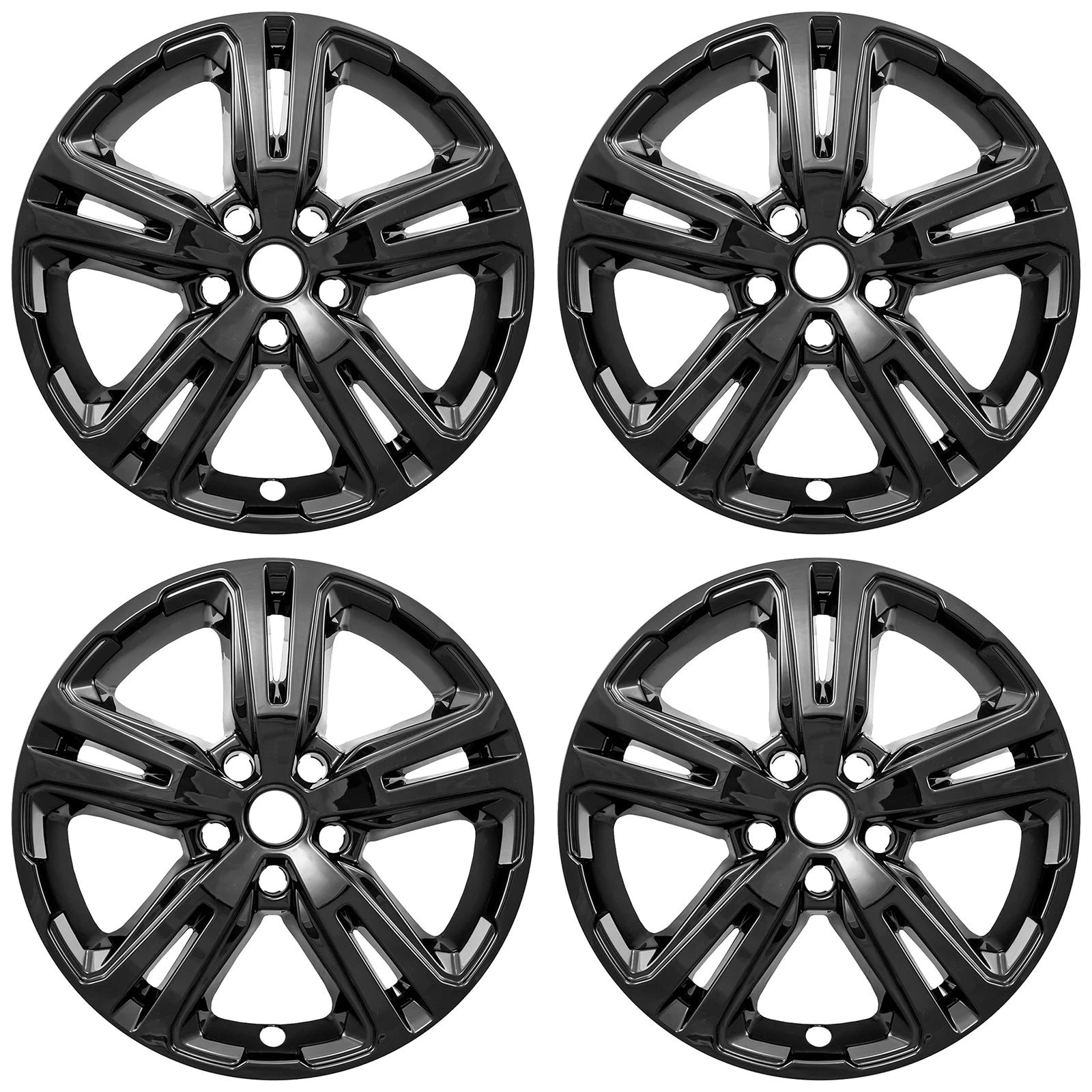 4 Black 17" Wheel Skins Hub Caps Full Rim Covers for 2018-2022 GMC Terrain SL SL