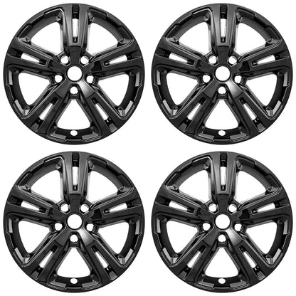 4 Black 17" Wheel Skins Hub Caps Full Rim Covers for 2018-2022 GMC Terrain SL SL