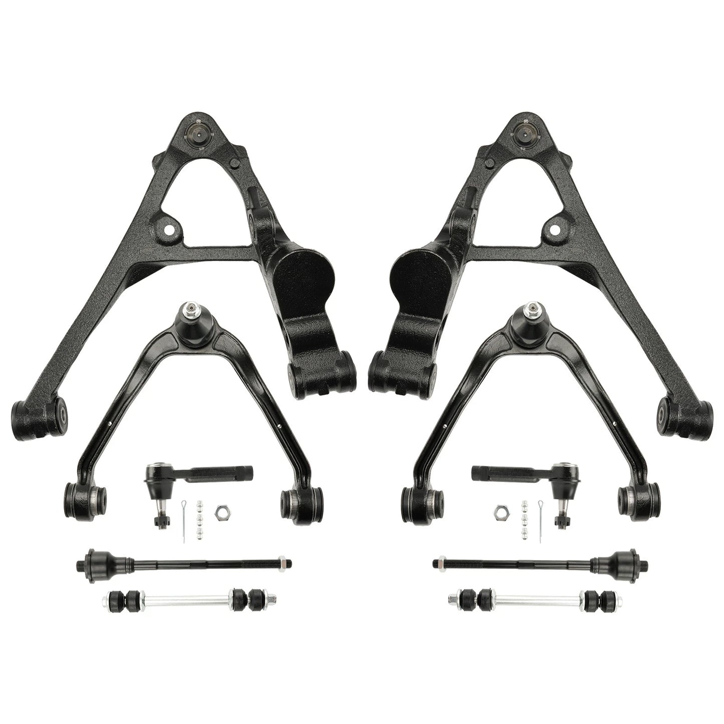 Front Upper Lower Control Arms Kit for Chevrolet Silverado 1500 (1999–2006)