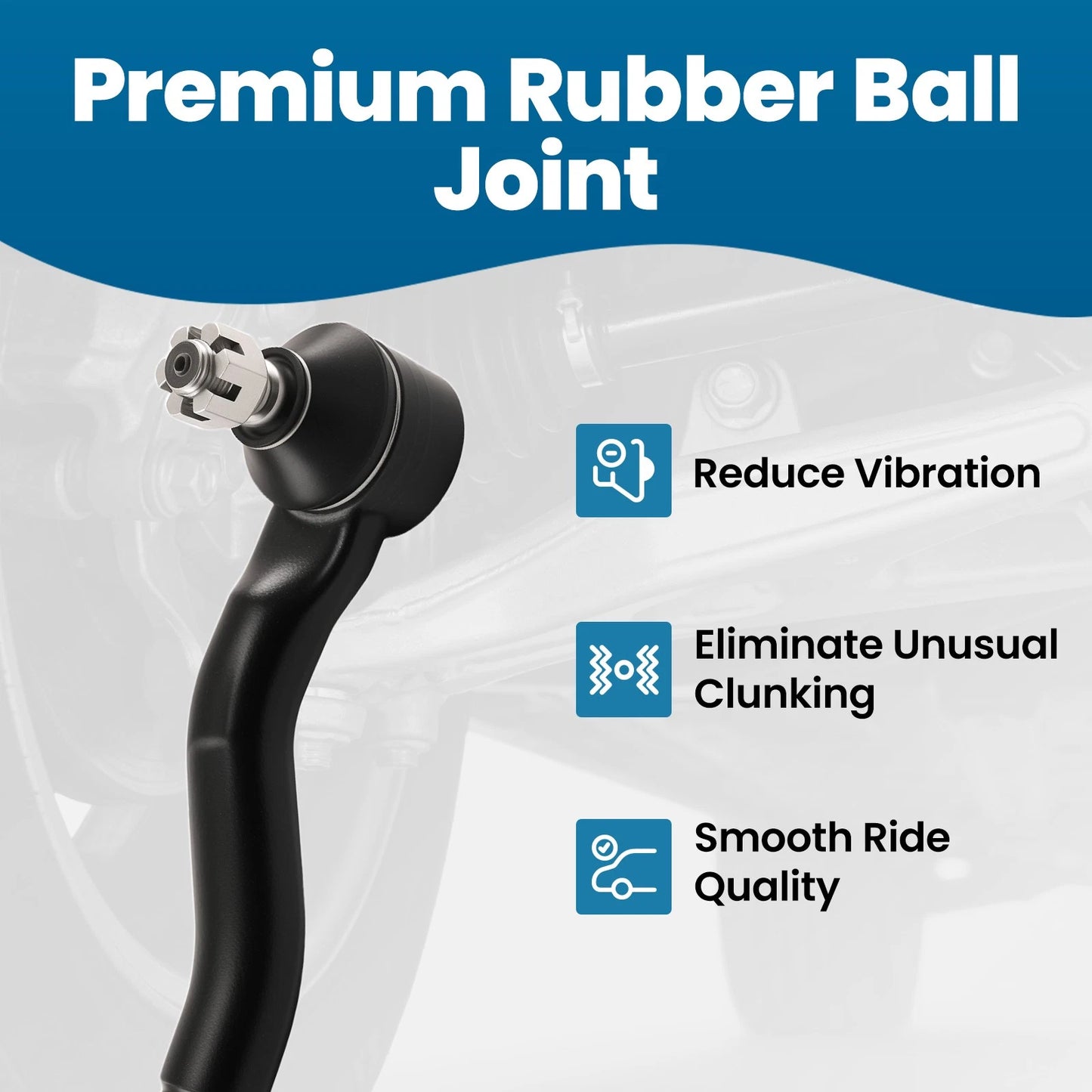 Front Left Outer Tie Rod End for Jeep Wrangler JK (2018–2017)