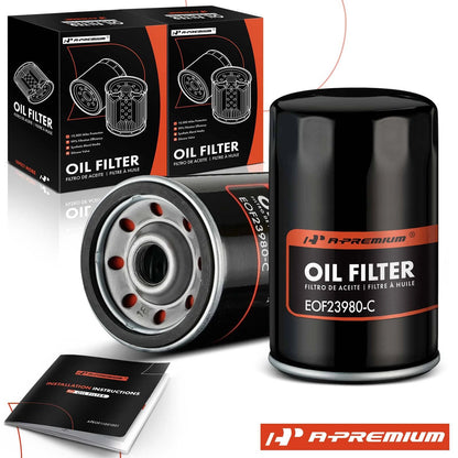 2X Engine Oil Filter for Chevy Silverado 1500 (1999–2001) Malibu (1981–1983)