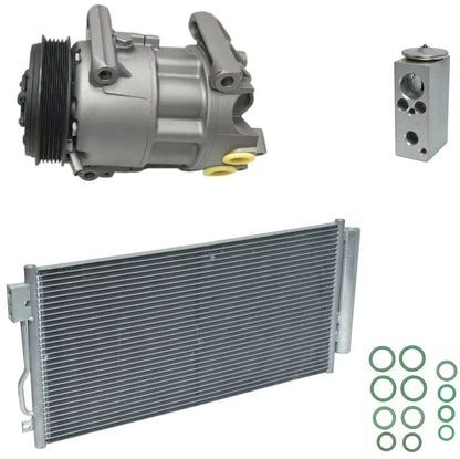 AC Compressor Kit with Condenser for Fiat 500L 1.4L (2016–2018)