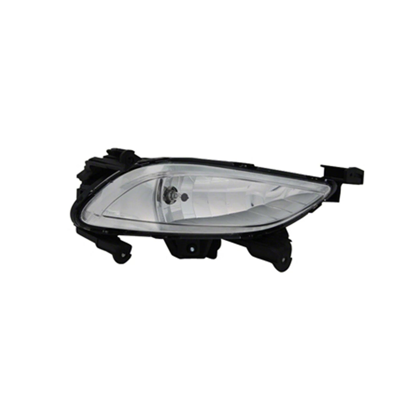Replacement White Driver Side Fog Light Assembly w/White Bezel