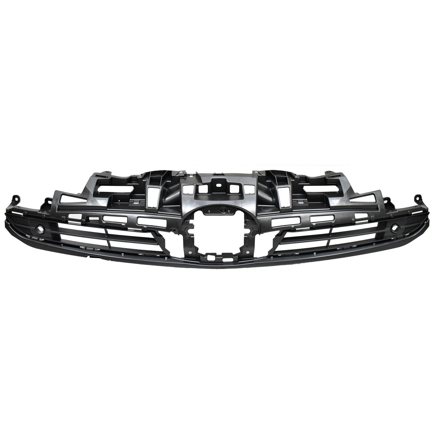 Replacement Black Textured Polypropylene Front Grille w/Park Assist Sensor Holes
