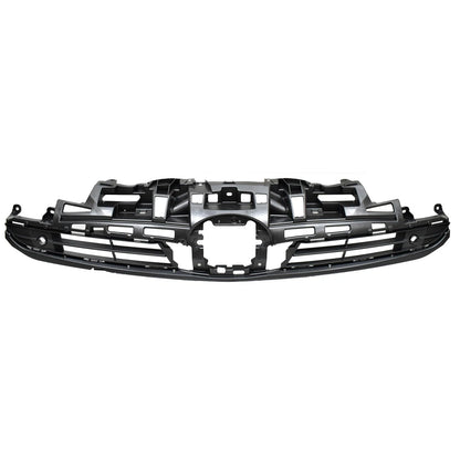 Replacement Black Textured Polypropylene Front Grille w/Park Assist Sensor Holes