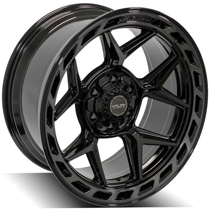 Gloss Black Wheel with Brushed Face for Toyota Land Cruiser (2023–2023)