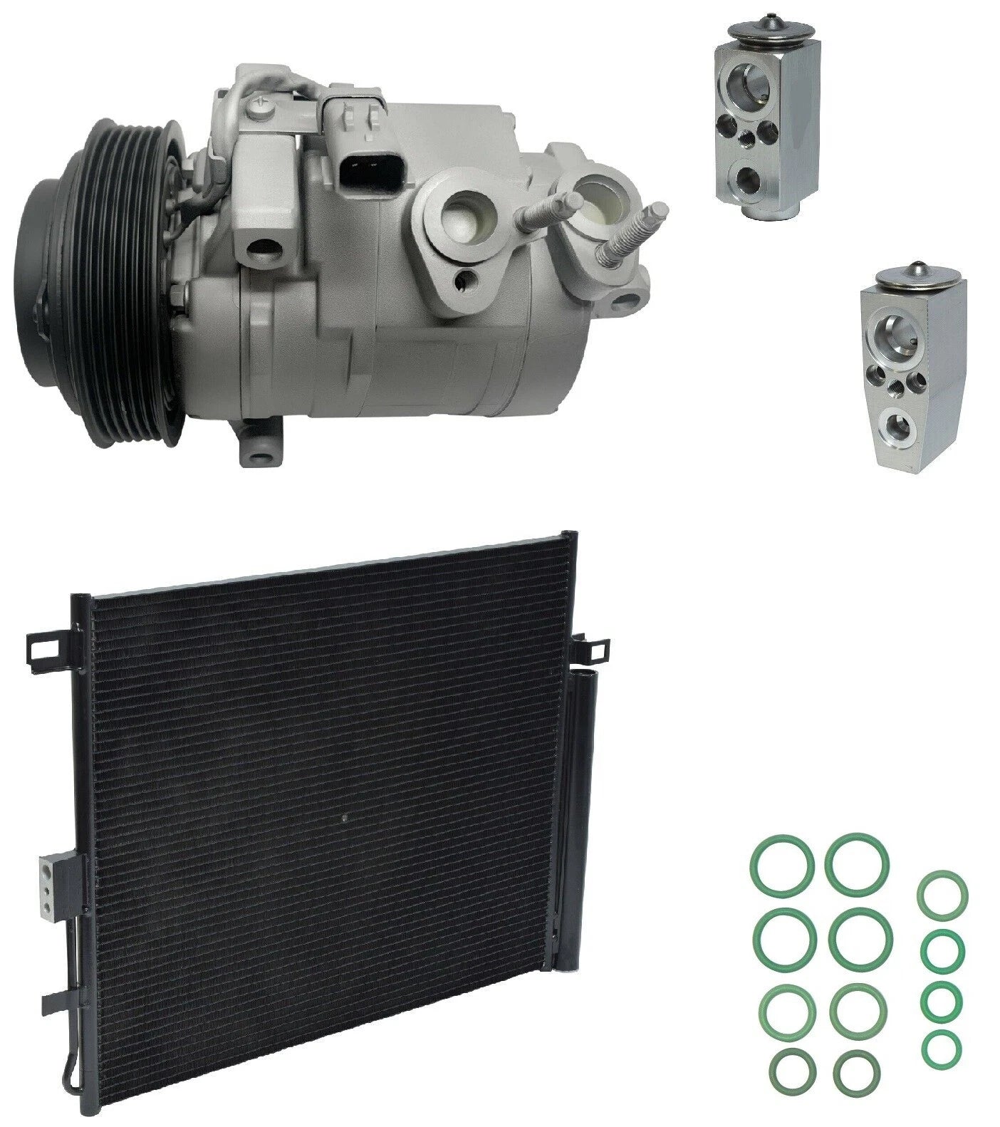 AC Compressor Kit With Condenser for Dodge Durango 5.7L (2017–2020)