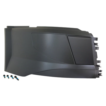 Replacement Plastic Passenger Side Front Bumper Corner w/o Fog Lamp Hole