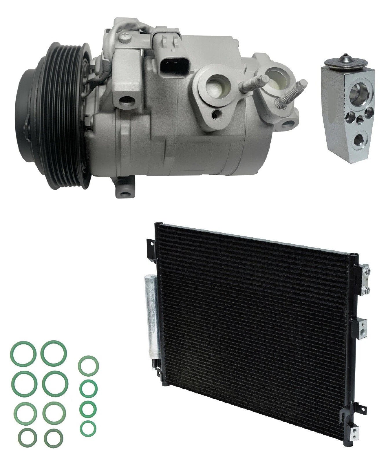AC Compressor Kit with Condenser for Dodge Charger 5.7L (2013–2013)