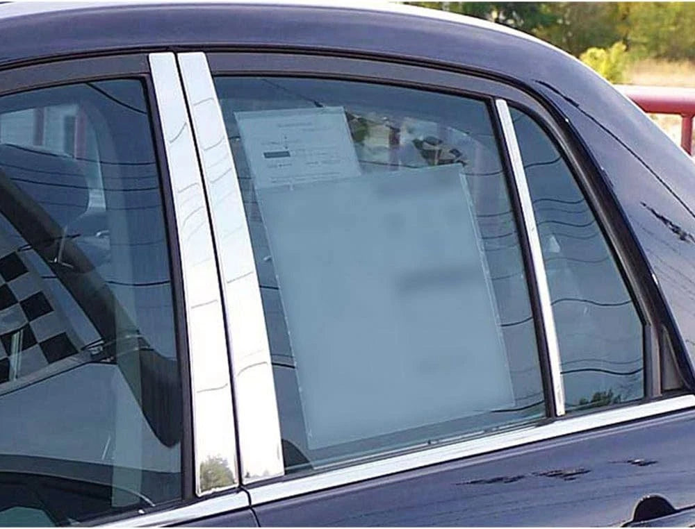 6pc. Luxury FX Chrome Pillar Post Trim fit for 2007-2011 Nissan Versa