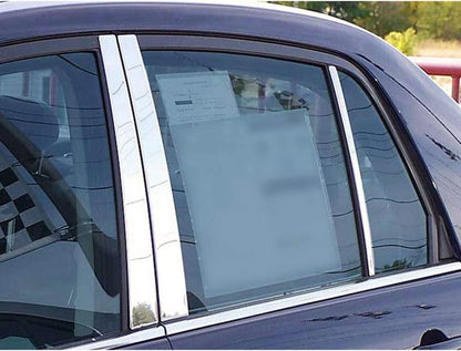 6pc. Luxury FX Chrome Pillar Post Trim fit for 2007-2011 Nissan Versa
