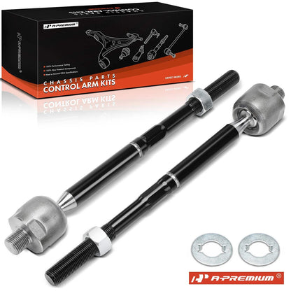 2X Front Inner Tie Rod for Chevy Silverado 1500 GMC Sierra 1500 (2019–2023)