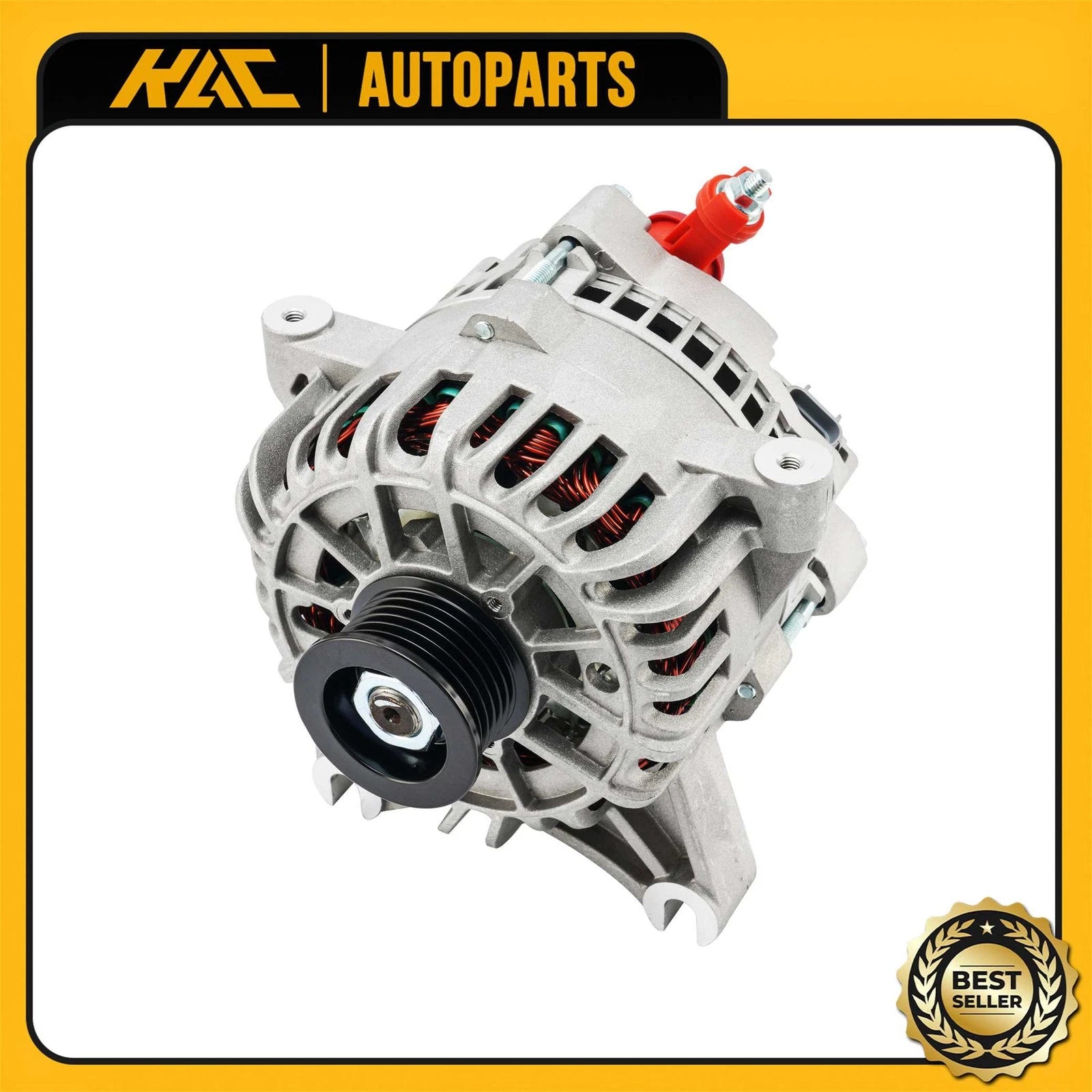 105 Amp Alternator for 2000–2004 Ford Mustang V8 4.6L (XR3U10300AA)