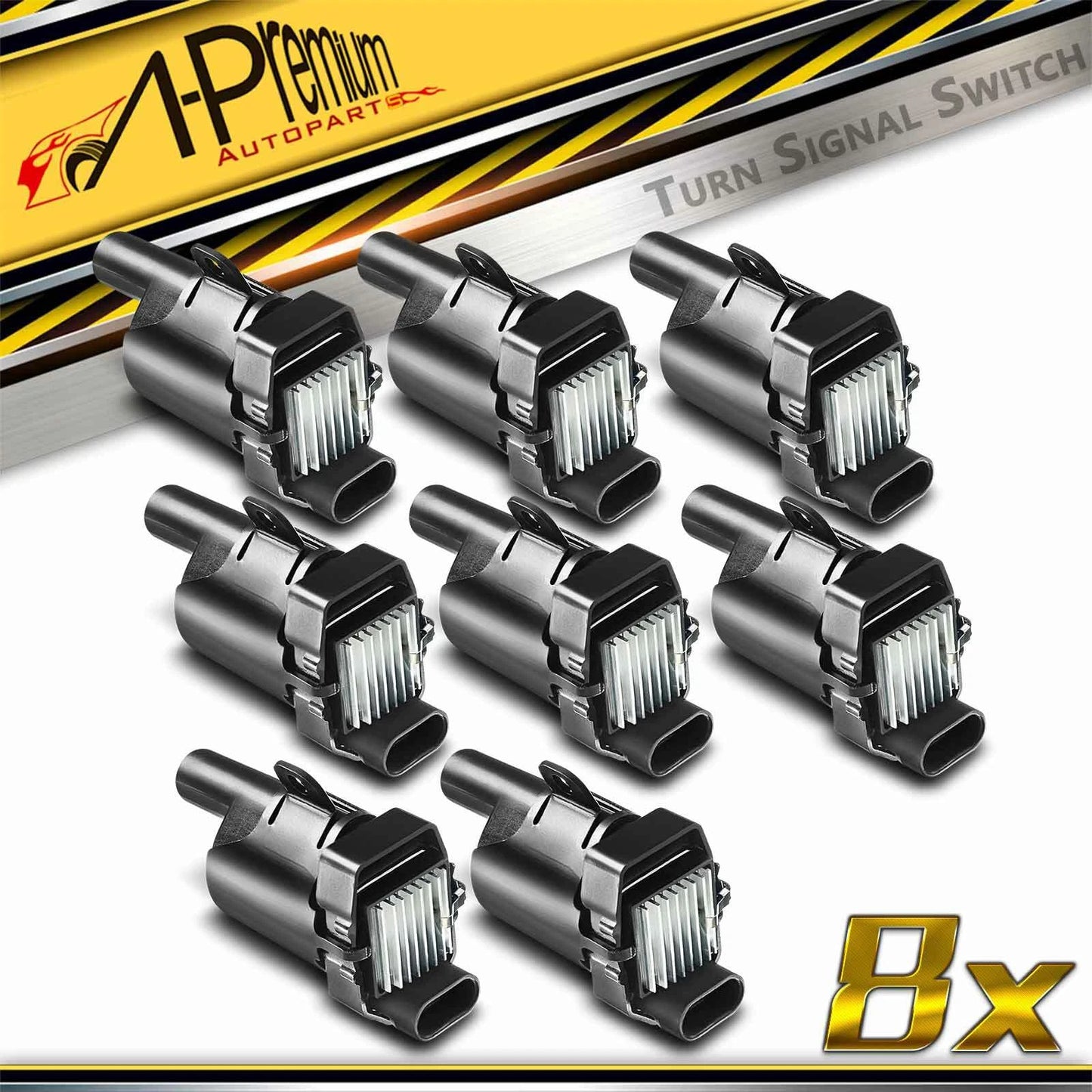 8x Ignition Coil for Chevy Silverado GMC Sierra Yukon (2007–2014)