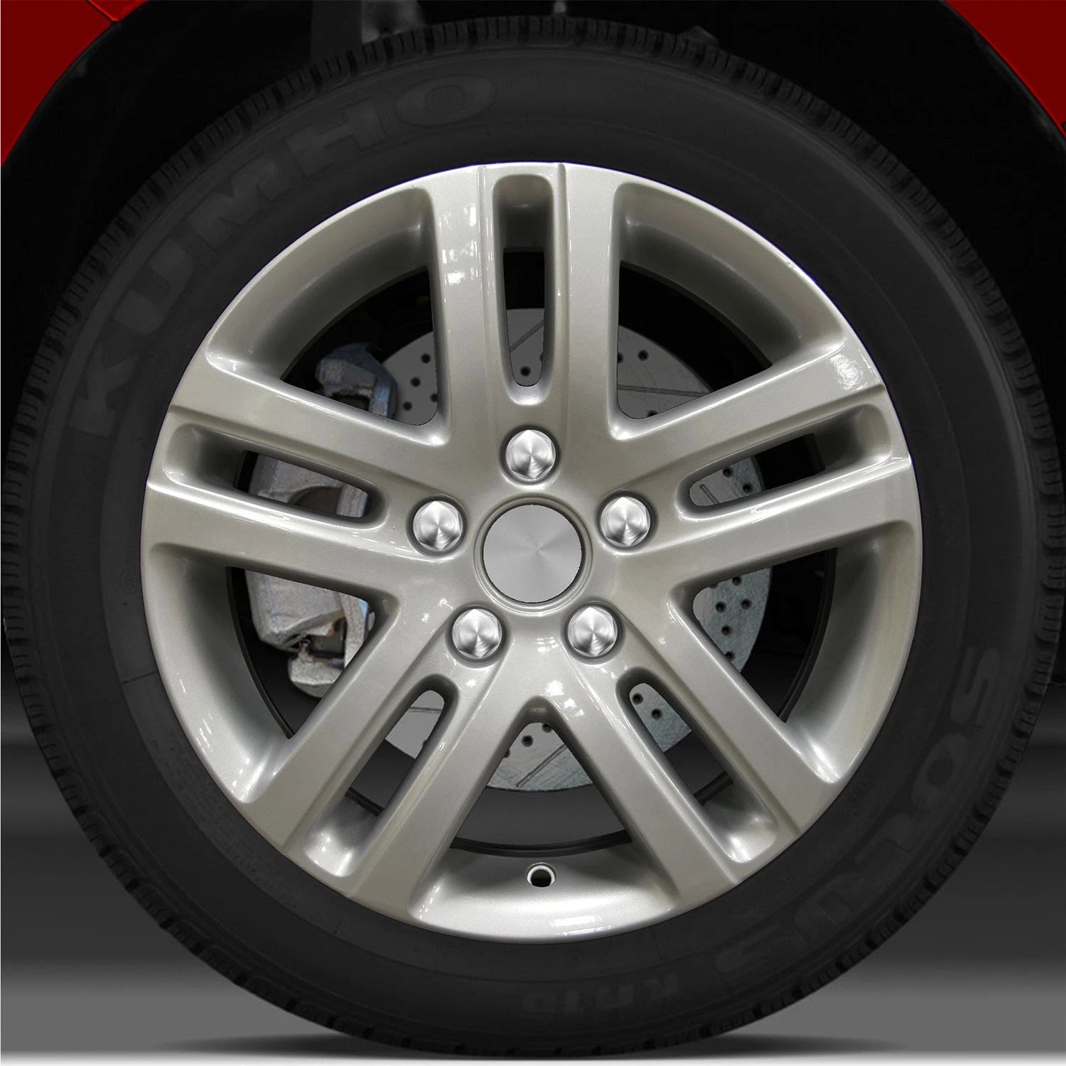 16x6.5 Factory Wheel (Bright Fine Metallic Silver) for 2005-15 Volkswagen Jetta