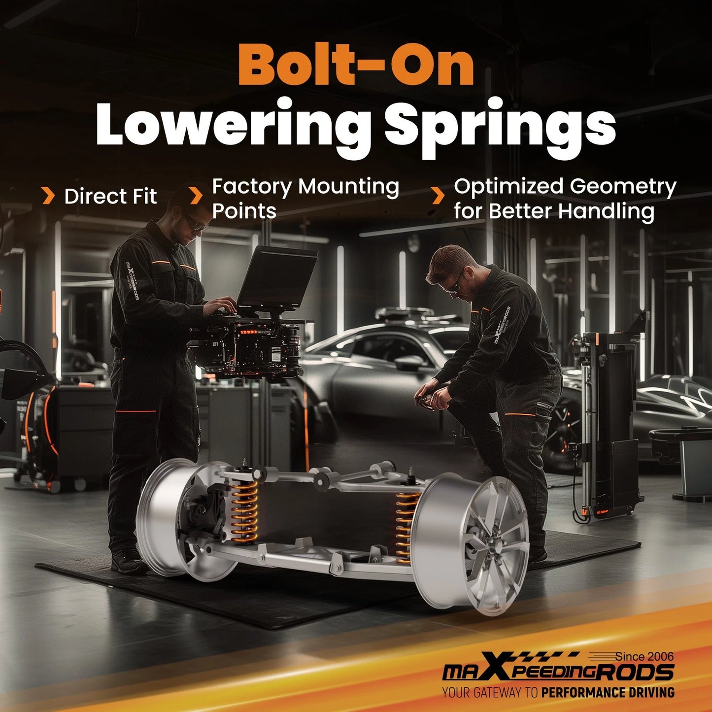 3" Spring Drop Kit for Dodge Ram 1500 (2009–2018) 2WD Rear Lowering Coils