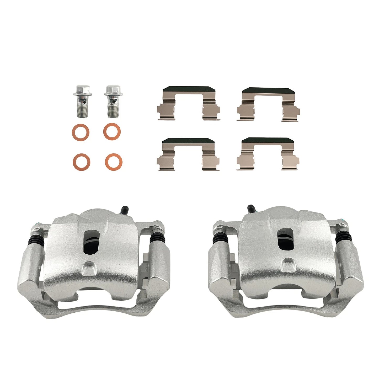 Front Disc Brake Caliper Set with Bracket for Honda Pilot 3.5L (2003–2008)