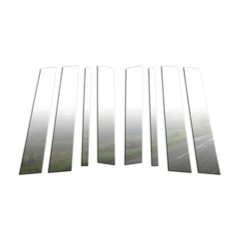 8Pc Chrome Pillar Post Covers for 07-12 Mercedes Gl - Upgrade Your Auto P4303