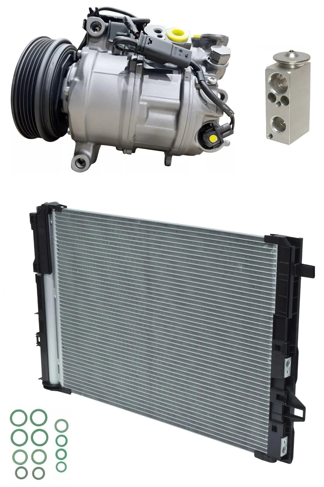 AC Compressor Kit With Condenser for Mercedes GLA250 2.0L (2018–2019)