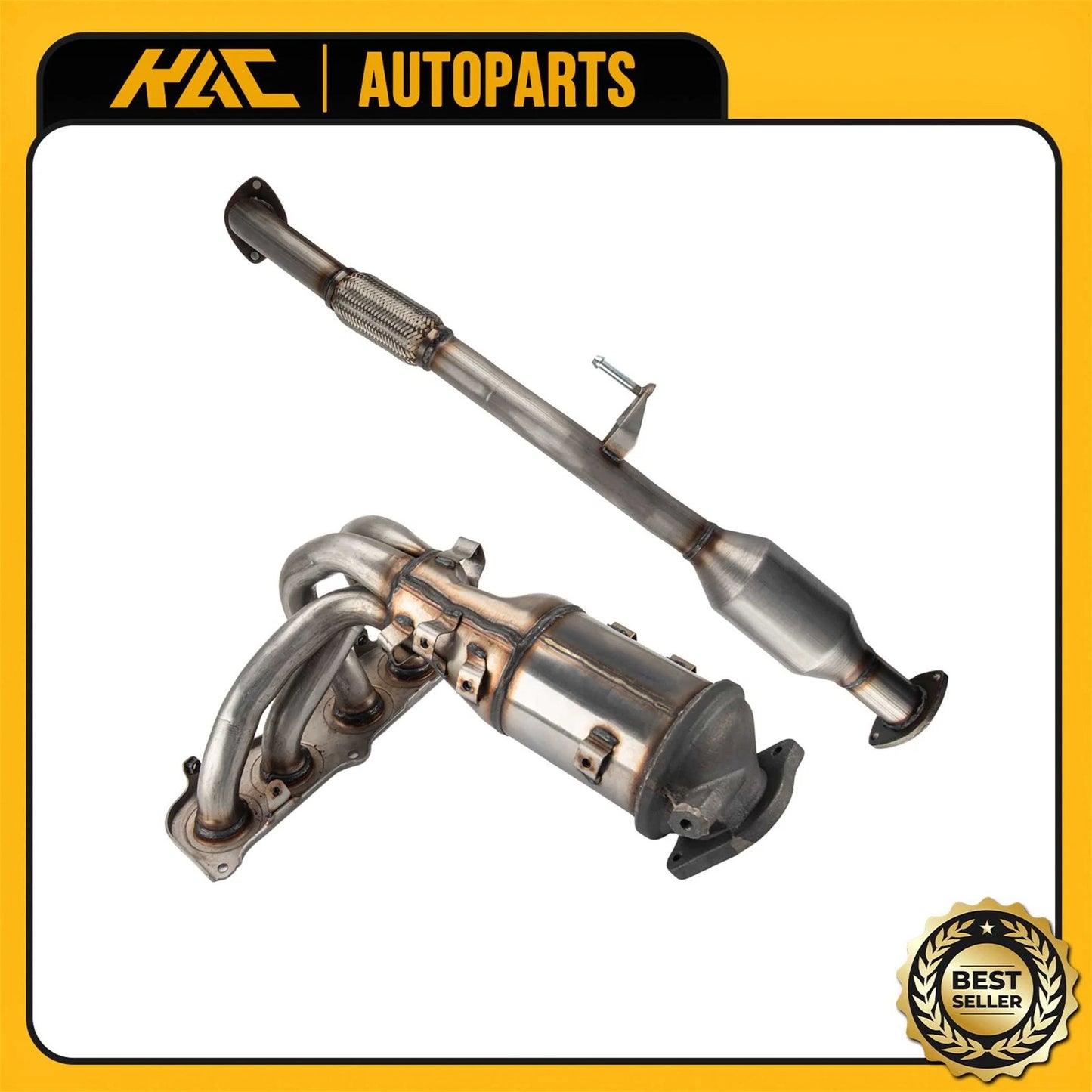 2PCS Front Rear Catalytic Converter Fit for Toyota Camry 2.4L (2002–2006) EPA