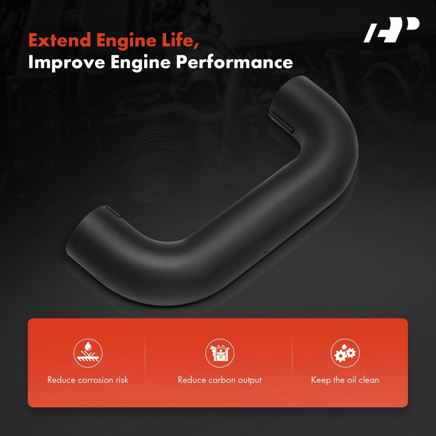 Crankcase Breather Hose for Benz W201 190E (1984–1988, 1991–1993)
