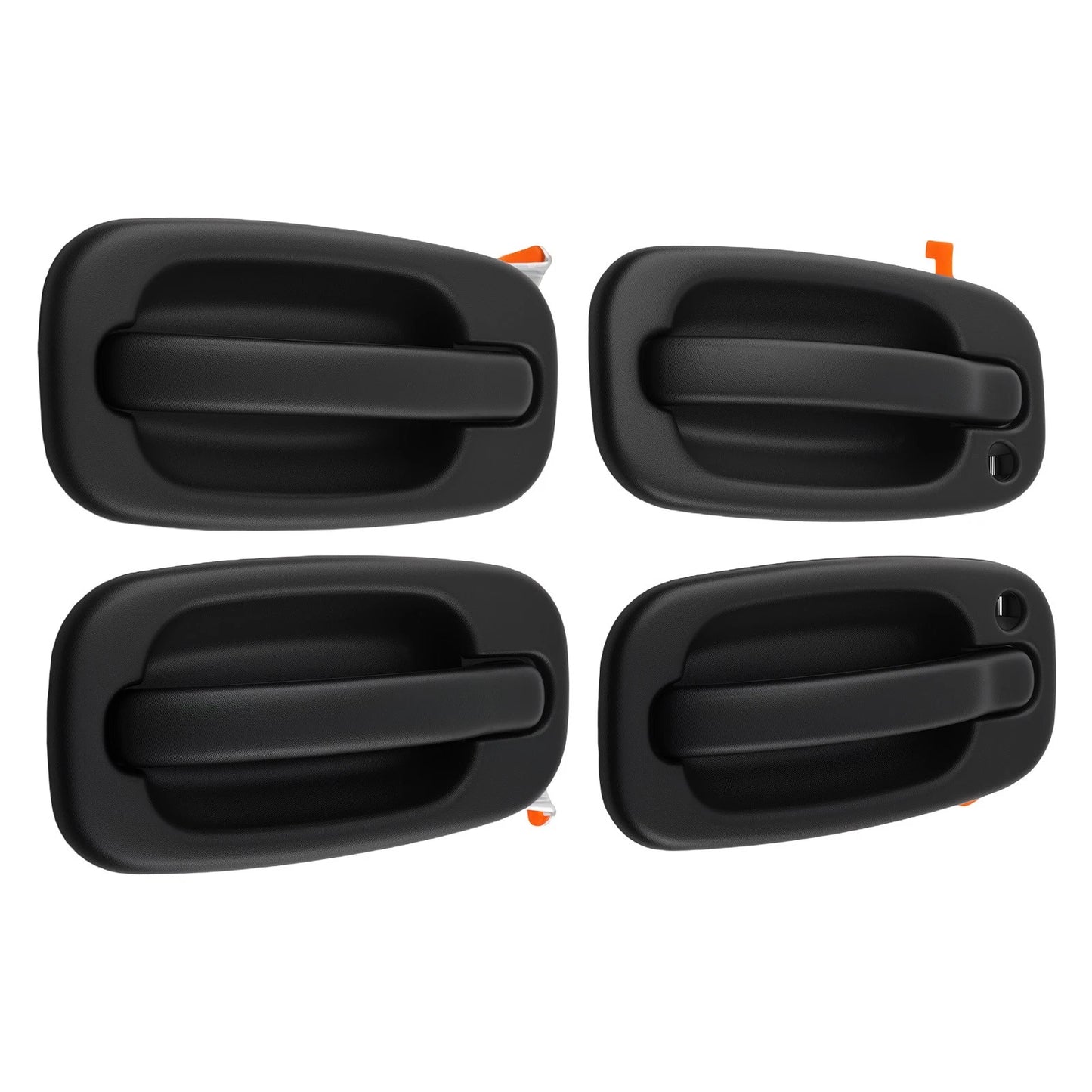 Black Plastic Door Handle Set for GMC Yukon (1999–2006) 4PC
