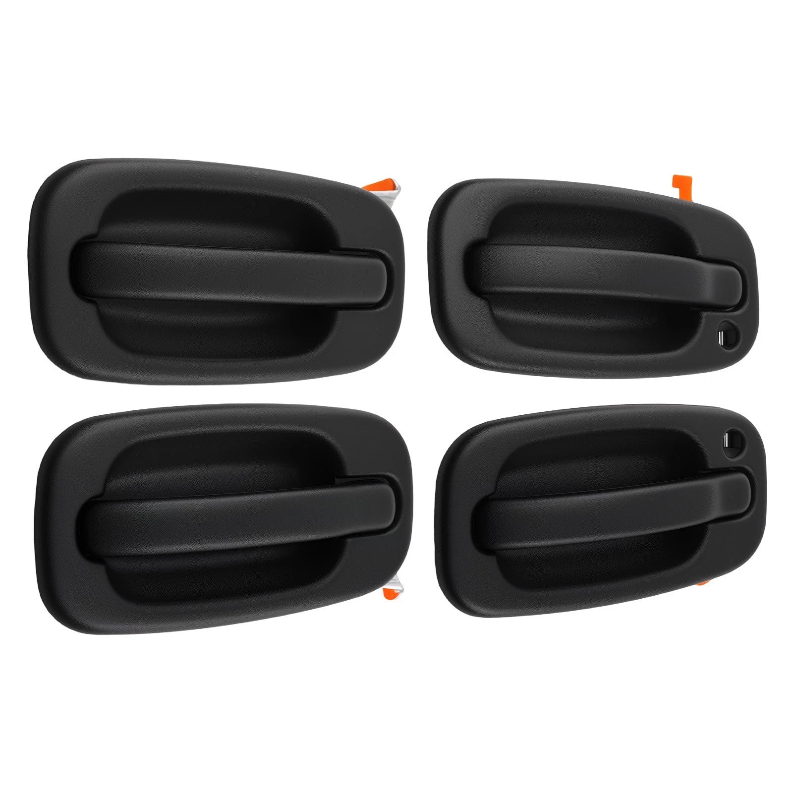 Black Plastic Door Handle Set for GMC Yukon (1999–2006) 4PC
