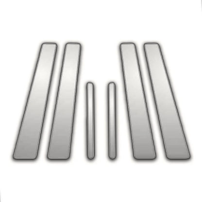 6Pc Chrome Pillar Post Covers Replacement for Pontiac G8 (2009–2010)