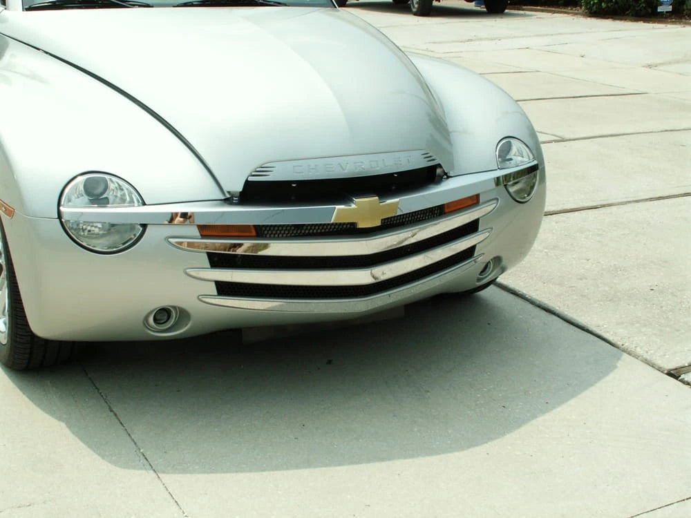 Front Grille Overlay Polished Stainless Steel Kit for 2003-2006 Chevy SSR